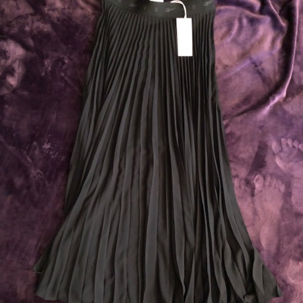 Victoria Beckham/Reebok Pleated Sheer Long Skirt